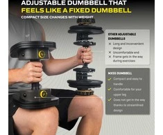 Adjustable dumbbell TUNTURI MX55 Dumbbell 4.5-24.9kg