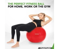 Tunturi Gymball Mankštos kamuolys su pompa 65cm, Raudona