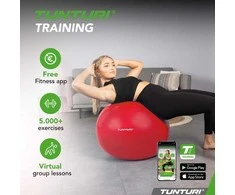 Tunturi Gymball 75cm, raudona