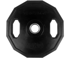 Olimpiniai gumuoti svarmenys TUNTURI 1,25-25kg (Svoris: 1 x 15 kg)