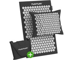 Kilimėlis Tunturi Pro Acupressure Mat and Pillow, Juodas