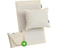 Kilimėlis TUNTURI PRO ACUPRESSURE MAT AND PILLOW BEIGE