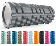 Masažinis Volas Tunturi Yoga Grid Foam Roller, 33 cm (Spalva: Pilka)