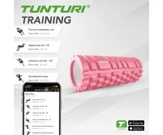None Masažinis Volas Tunturi Yoga Grid Foam Roller, 33 cm (Spalva: Rose auksinis)