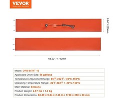 Vevor 55 galonų metalinis būgno šildytuvas