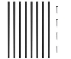 Vevor Laiptų metalinės balustrados 51 vnt.