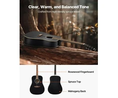 VEVOR Drednoto akustinė gitara 104 cm rinkinys