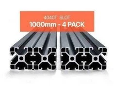 Vevor 4 vnt 1000 mm T formos 4040 aliuminio profilis