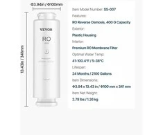 VEVOR Atvirkštinio osmoso sistema SS-002