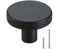 Baldų rankenėlės, 10 vnt., 32 mm, juodos