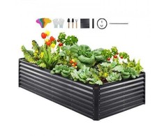 VEVOR Cinkuoto metalo sodinukų dėžė 240x120x60cm
