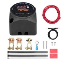 VEVOR Dualus akumuliatorių relės rinkinys 12V 140A
