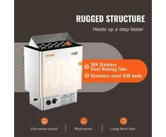 Vevor 8 kW elektrinė sauna su įmontuotu valdymu