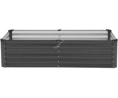 Vevor Metalinė daržovių lysvė 180x90x60cm tamsiai pilka