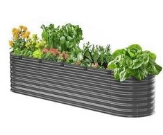 Vevor Metalinė daržovių lysvė 240x60x56cm