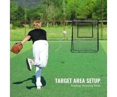 Vevor Beisbolo ir softbolo atmušimo tinklas 4x6 pėd.