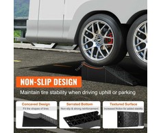 VEVOR Plastikinės tandeminės ratų rampos automobiliams