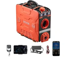 VEVOR Portatyvus dyzelinis oro šildytuvas 8kW su Bluetooth valdymu ir LCD ekranu (380 x 150 x 410 mm)