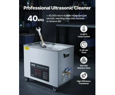 VEVOR 50 l ultragarso valymo įrenginys su ratukais
