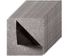 Savaime lipnios kiliminės plytelės 457 x 457 mm (10 vnt.) – Tamsiai ruda spalva