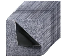VEVOR Lipnios kiliminės plytelės 457x457 mm, pilkos