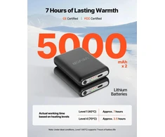 VEVOR Elektriniai šildomi kojines su 5000mAh baterija