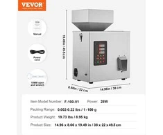 VEVOR Automatinis miltelių dozavimo aparatas, 1-100g