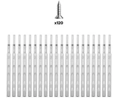 VEVOR Šoninės stalčių bėgeliai 60 cm 10 porų