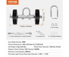 VEVOR Stumdomų vartų komplektas 6”