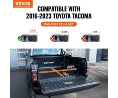 VEVOR Tri-fold dangtis Toyota Tacoma 2016-2023