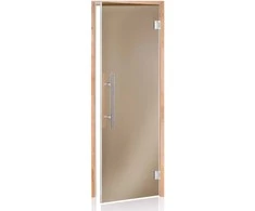 Andres Glass Solutions AD LUX stiklinės pirties durys, tonuotas stiklas