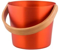 Aliumininis kibiriukas - RENTO, oranžinis