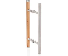 Andres Glass Solutions AD BENELUX stiklinės pirties durys, 80 x 200, Drebulė, Pilka