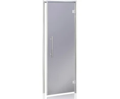 Andres Glass Solutions AD BENELUX stiklinės durys turkiškoms pirtims, 90 x 190, Pilka