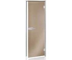 Andres Glass Solutions AD DORADO stiklinės pirties durys, 80 x 210, Bronzinė