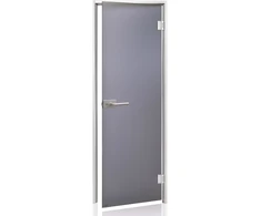 Andres Glass Solutions AD DORY stiklinės durys turkiškoms pirtims, Matinis stiklas, 90 x 200, Matinė pilka