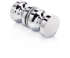 Andres Glass Solutions AD durų rankena stiklinėms durims DU, chrominė