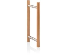 Andres Glass Solutions AD Durų rankena stiklinėms durims AU Mini Premium, medienos