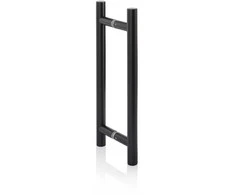 Andres Glass Solutions AD Durų rankena stiklinėms durims AU Mini Premium, metalinė-juoda