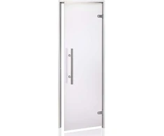 Andres Glass Solutions AD LIGHT stiklinės durys turkiškoms pirtims, Matinis stiklas, 80 x 200, Matinė permatoma