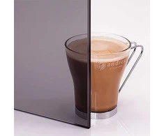 Andres Glass Solutions AD MODERN stiklinės pirties durys, pilka stiklo spalva, 90 x 210