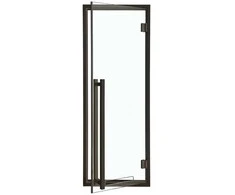 Andres Glass Solutions AD MODERN stiklinės pirties durys, skaidri stiklo spalva, 90 x 190