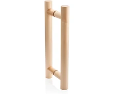 Andres Glass Solutions AD NATURAL stiklinės pirties durys, Matinis stiklas, 70 x 190, Juodalksnis, Matinė bronzinė