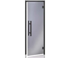 Andres Glass Solutions AD PREMIUM stiklinės durys turkiškoms pirtims, 70 x 190, Pilka