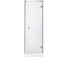 Andres Glass Solutions AD stiklinės durys turkiškoms pirtims, Matinis stiklas, 80 x 210, Matinė permatoma