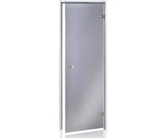 Andres Glass Solutions AD stiklinės durys turkiškoms pirtims, Pilkas stiklas, 80 x 200
