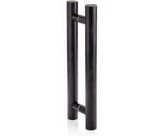 Andres Glass Solutions AD stiklinės pirties durys, Juodas rėmas, 70 x 210, Pilka