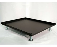 Apsauginis padėklas HL-2ST malkinėms krosnelėms SKAMET 760x455x3mm, juodas