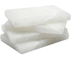 Balta Himalajų druskos plyta 200 × 100 × 25 mm