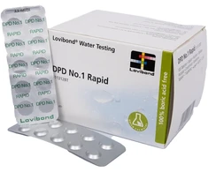 Bayrol Vandens testavimo tabletės DPD 1, chloro kiekiui nustatyti, 10 tablečių